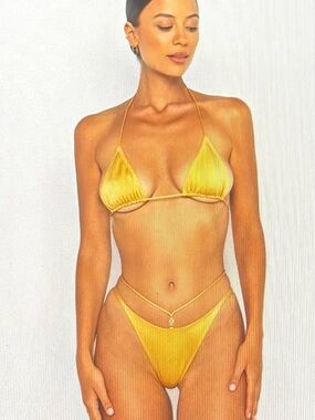 Gold Sommer Swim Bikini NEW WITH TAGS